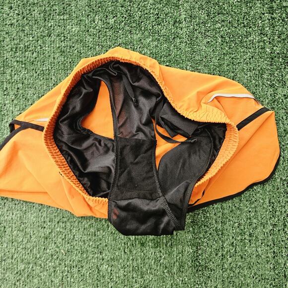 K. Swiss Shorts Women's Orange Lined Running Shorts Size M - Picture 5 of 7